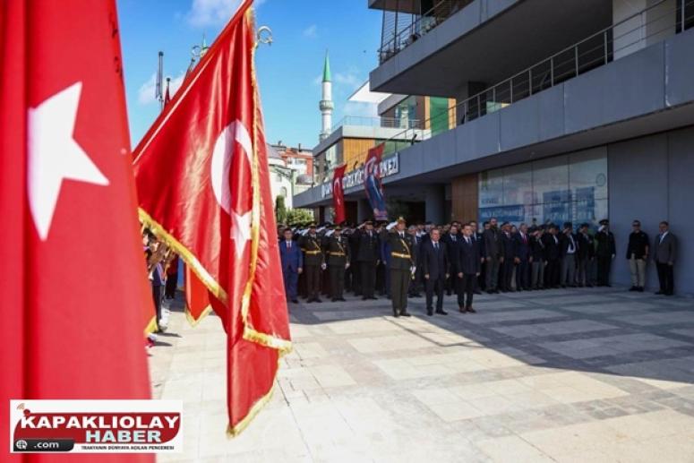 30 Ağustos Zafer Bayramı Çelenk Sunma ve Tebrikat Töreni Gerçekleştirildi